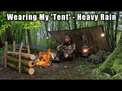 Wearable Poncho Shelter - A Mistake In Heavy Rain
