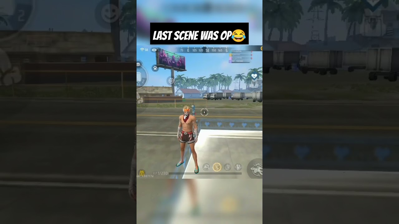 Only 1 hp😱 challenge in free fire 