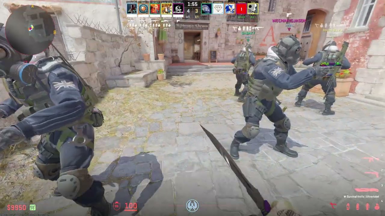 One full game of CS2 4K elo Premier