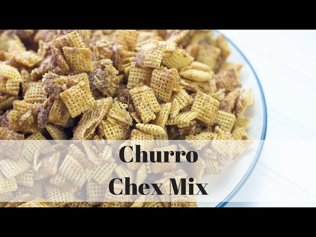 Churro Chex Mix Party Snack