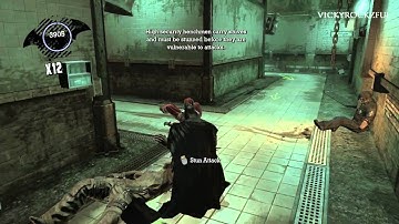 Batman Arkham Asylum PC:Part16 Walkthrough(Hard Mode)HD-1st encounter with Scarecrow