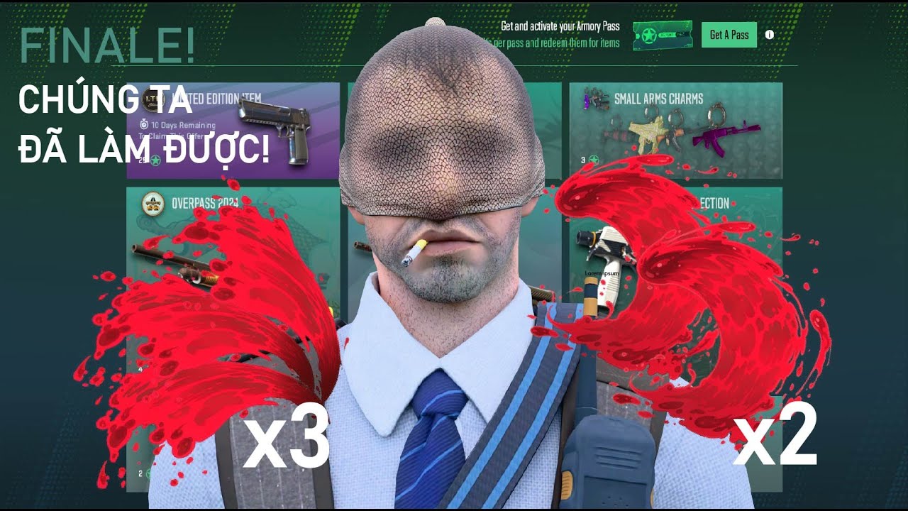 [GIVEAWAY] CHÚNG TA ĐÃ LÀM ĐƯỢC!!! TỪ 1 ARMORY PASS ĐẾN MUA CS2 AGENT (TẬP CUỐI!)