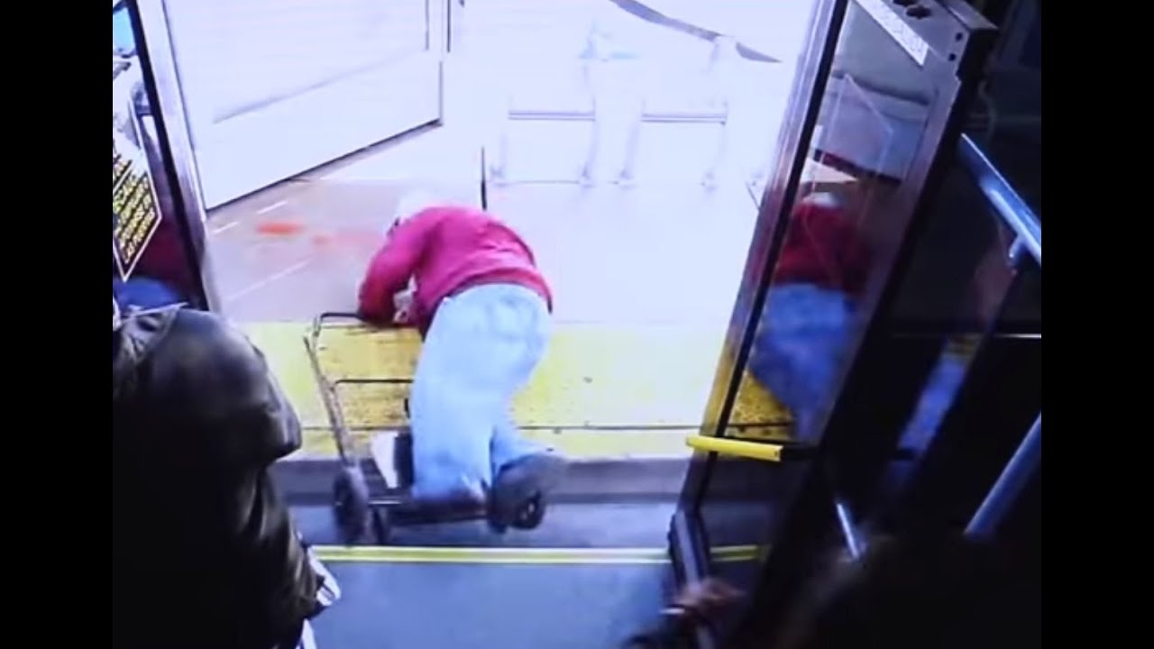 DISTURBING: Woman pushed elderly man off bus — she's now charged with ...