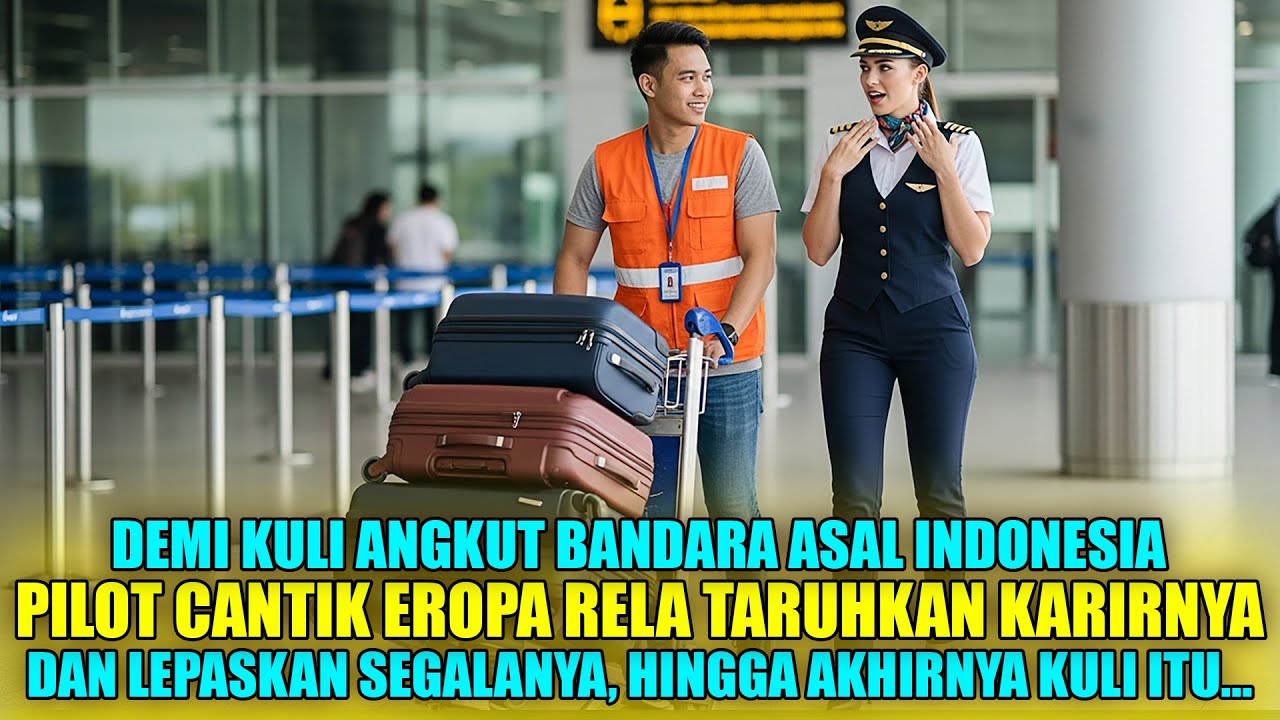 KISAH PILOT CANTIK RELA TARUHKAN KARIRNYA DEMI KULI PANGGUL BANDARA!