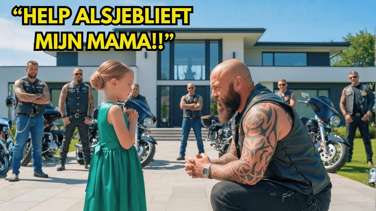 De miljardair slaat mijn moeder! riep de huilende dochter van de schoonmaakster tegen de bikers