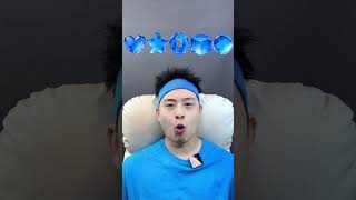 Blue Crystal Candy ASMR Eating Sounds 🌟🔵