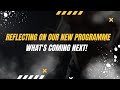 Reflecting on Our New Training &amp; What's Coming Next!