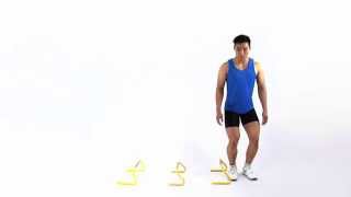 How to do a Double leg multiple hop side