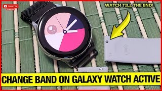 How to Change Band on Galaxy Watch 3 & Active 2 (Best Magnetic Loop Band for Galaxy Watch)