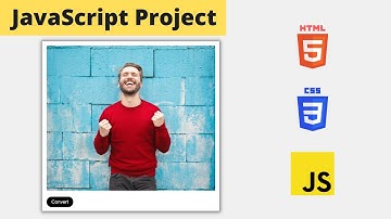 Color Image to Black and White Image Converter | JavaScript Project Tutorial For Beginners