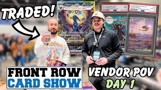 The POKEMON Market is CRAZY! Front Row Card Show Seattle VENDOR POV Day 1!
