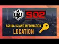 Ashika island information booth key  location guide  dmz ashika guide  simple