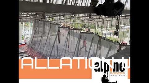 Time-lapse- Work in Progress...ETFE Installation at Expo2020 Dubai