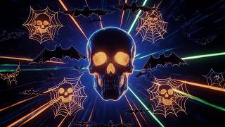 Bat Skull Web Vortex VJ Loop | Halloween Visuals for DJ Sets and LED Walls screenshot 2