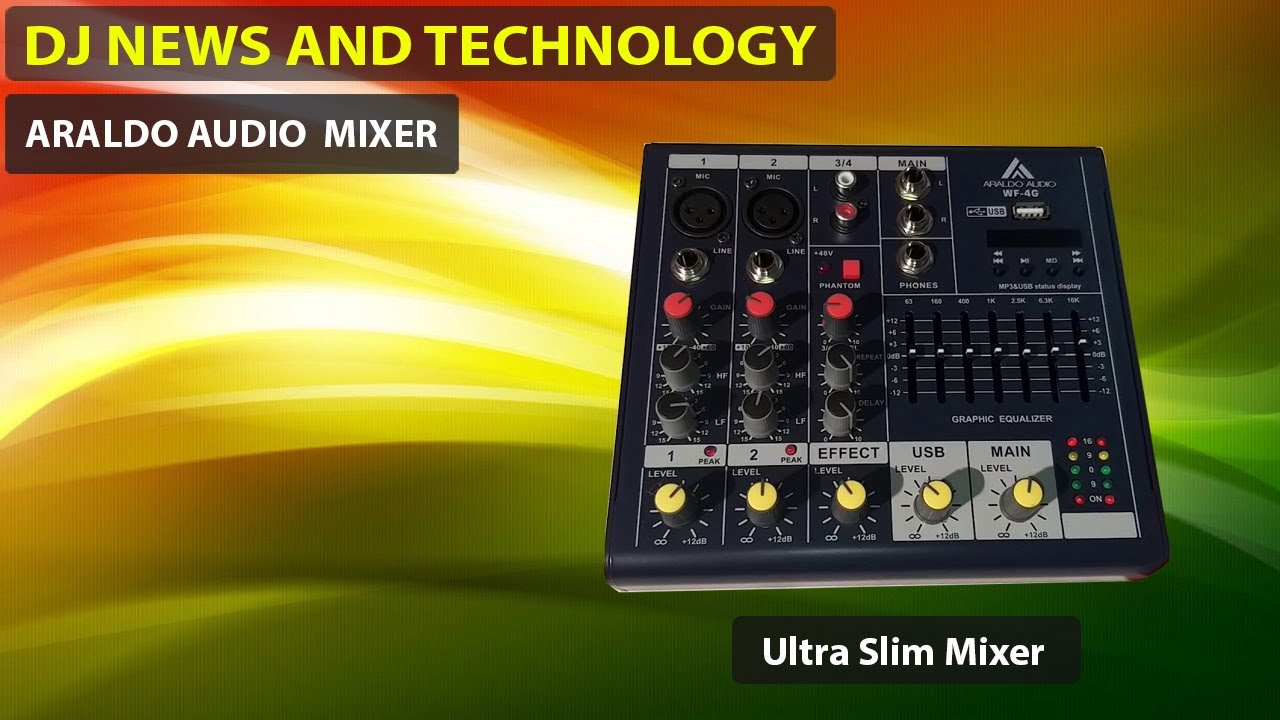 Araldo Audio Ultra Slim Mixer YouTube