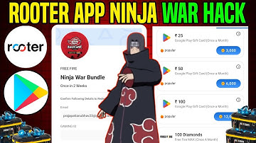 Rooter App Ninja War Bundle | Rooter App Se Ninja War Bundle Kaise Redeem Kare | Ninja War Bundle