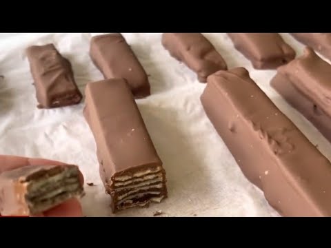 شكولاتة كيت كات  فى البيت   شيكولاته