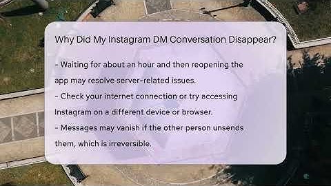 Why Did My Instagram DM Conversation Disappear? - Everyday-Networking