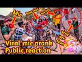 Viral mic  public prank  crazy public reaction  biker raja public prank 