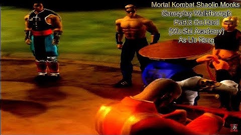 Mortal Kombat Shaolin Monks - Gameplay Walkthrough Part 2 (Wu Shi Academy)