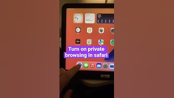 Turn on private browsing on iPad and iPhone  #ipad #private #shorts #ipad #ipadpro