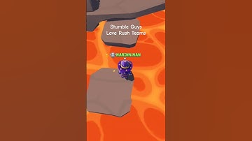 Stumble Guys Lava Rush fails but qualified #shorts #stumbleguys #lavarush #lavarushteams #fails