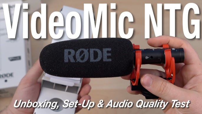 Rode Videomic NTG micro canon à monter sur caméra