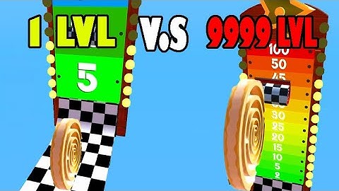Max LEVEL In Spiral Roll 3D Game - All Levels Gameplay Android,ios