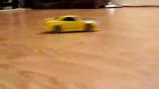 rc xmod skyline doing donuts