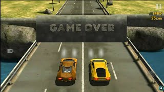 Traffic Racer - Bridge( पूल ) Cross Speed Test || Bugatti Veyron vs Lamborghini || Official Gameplay screenshot 5