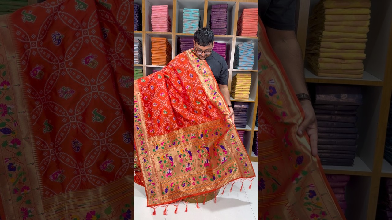 Bandhani Patola Silk Paithani Saree
