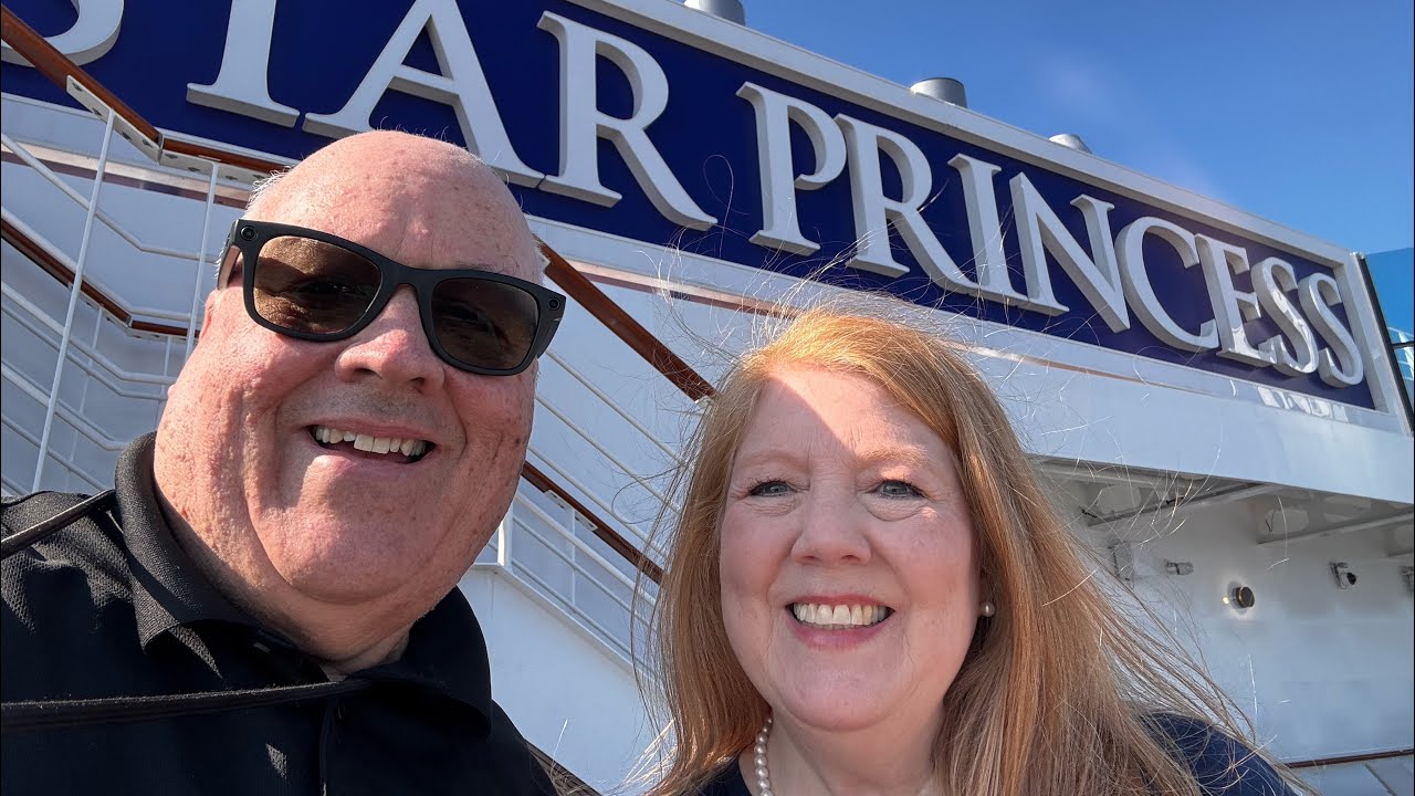 CIVITAVECCHIA PORT LIVE SUNSET SAILAWAY ROME STAR PRINCESS