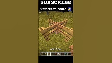 MINECRAFT LOGIC 🌠 #minecraft #funny #gaming #trending #viral #tiktokeffects #tiktokgame