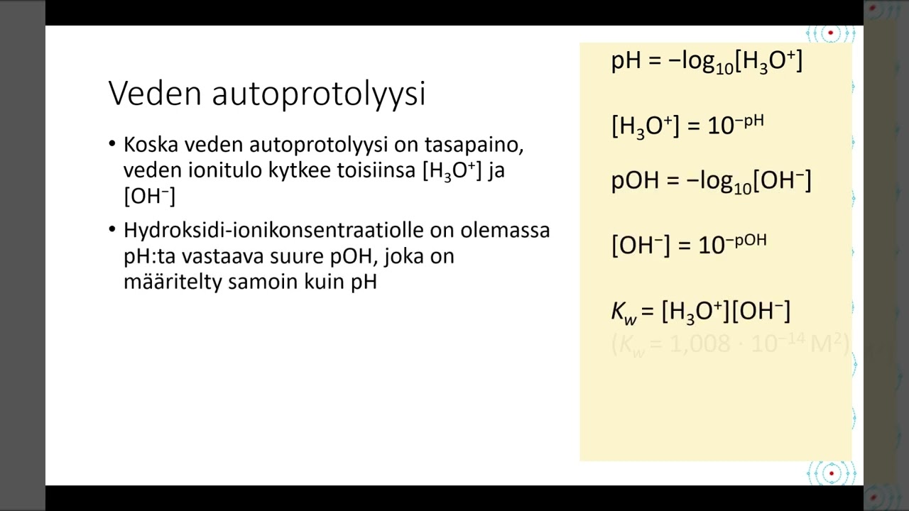 KE6 Vahvat protolyytit ja pH
