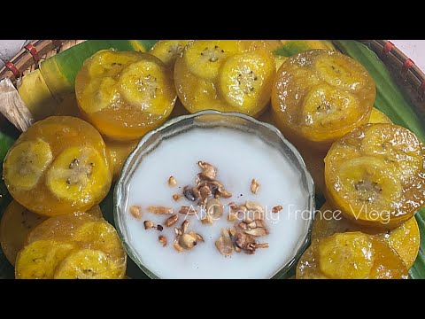 Video Cách Làm Bánh Chuối Hấp Đơn Giản học từ Cô bán bánh... - youtube
