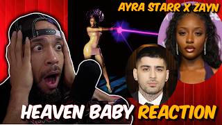 First Time REACTION to AYRA STARR & ZAYN "Heaven Baby" - This Song Was Sent From Heaven, Baby LOL!