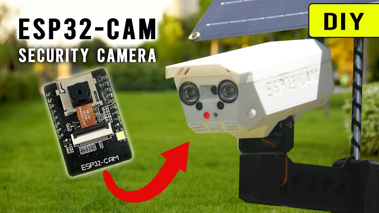 ESP32-Powered DIY Wi-Fi Security Camera