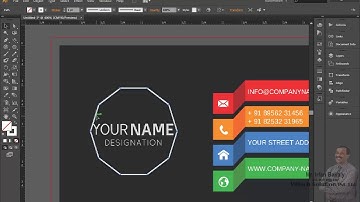 Part 25   Visiting Card   Sample 1 Urdu Tutorials by Irfan Bakaly