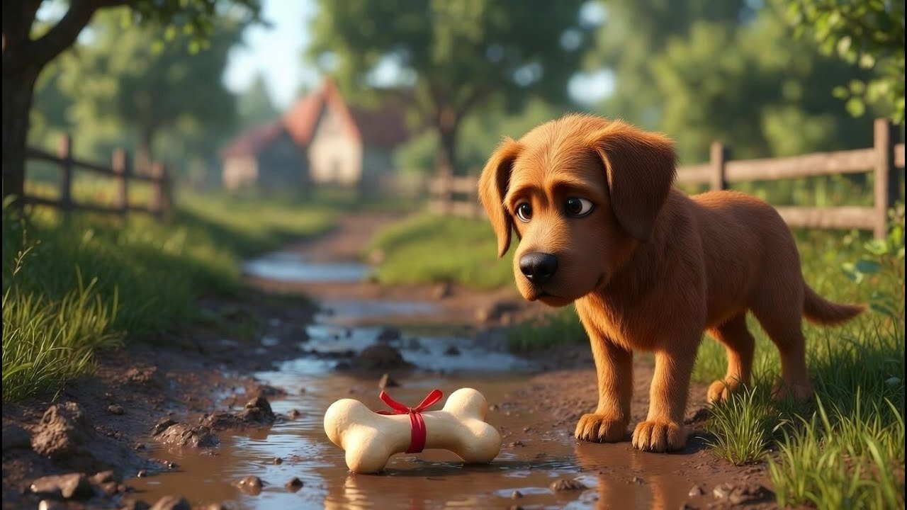 The Greedy Dog Story | Moral Story for Kids | Short Stories for Children | Kids Learning Video