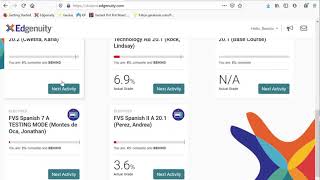 Finding Overall Grade in Edgenuity