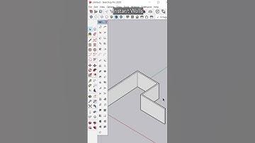 ✅Instant Walls In SketchUp ✅ #shorts #sketchup #3dmodeling #3d #designgorhythm