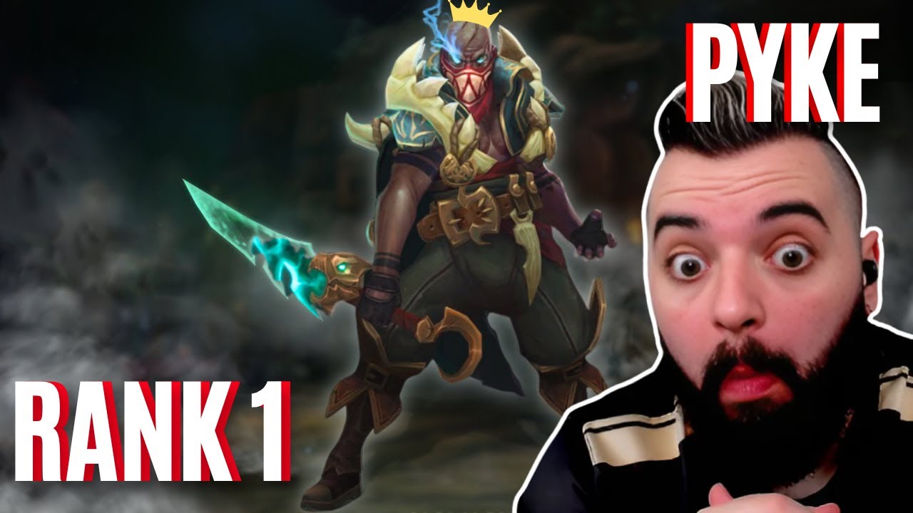 Rank 1 Pyke: Τρομακτικό Playstyle⚓ | React | Antilipsi