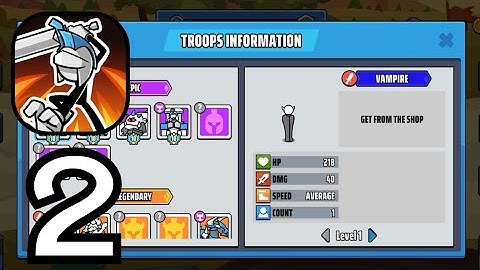 War TacticsCartoon Army- Gameplay Walkthrough Part 2 Best Army Game (iOS, Android)