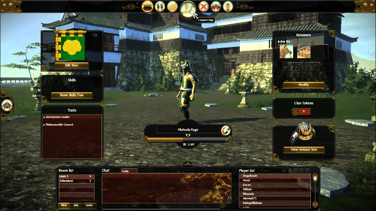 Total War Shogun 2 Multiplayer Tutorial Avatar Conquest 5000 Koku 12  Stars Example Battle  YouTube
