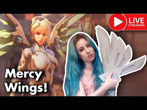 Mercy OW2 Wings Cosplay- Overwatch (Episode 2) Live Crafting Stream