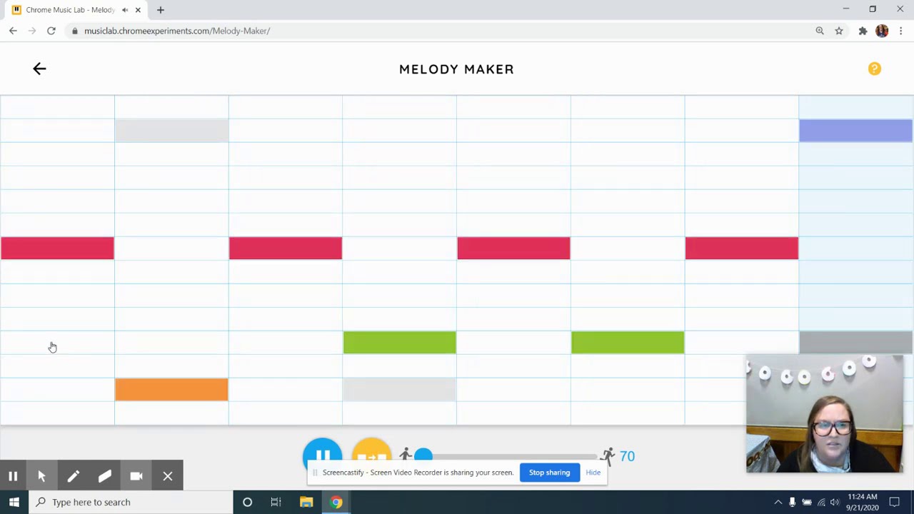 Maney's Music Chrome Music Lab, Melody Maker YouTube