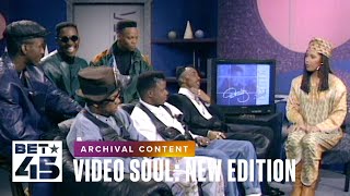 The Iconic New Edition Interview with BET's 'Video Soul' Host Sherry Carter | BET 45