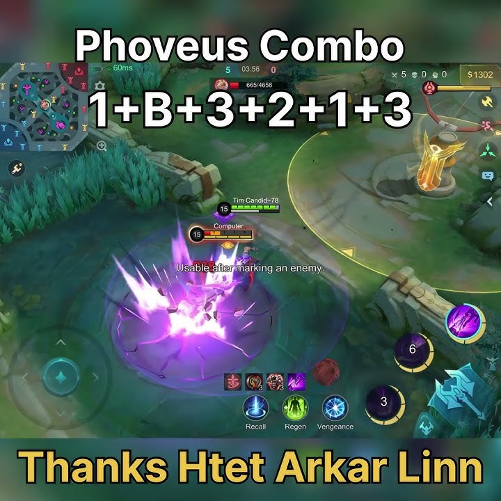 ✅ INSANE Phoveus Combo! 🔥 Outplay Every Dash Hero | Mobile Legends Shorts #mlbbshorts