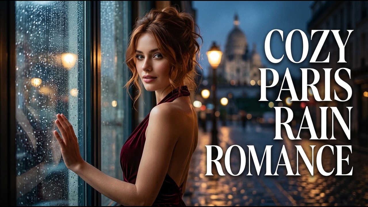 Emotional French Love Ballads 🌧️ Cozy Paris Rain Romance | French Music