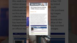 153 Million Drivers Licenses Were Just Leaked on the Dark Web